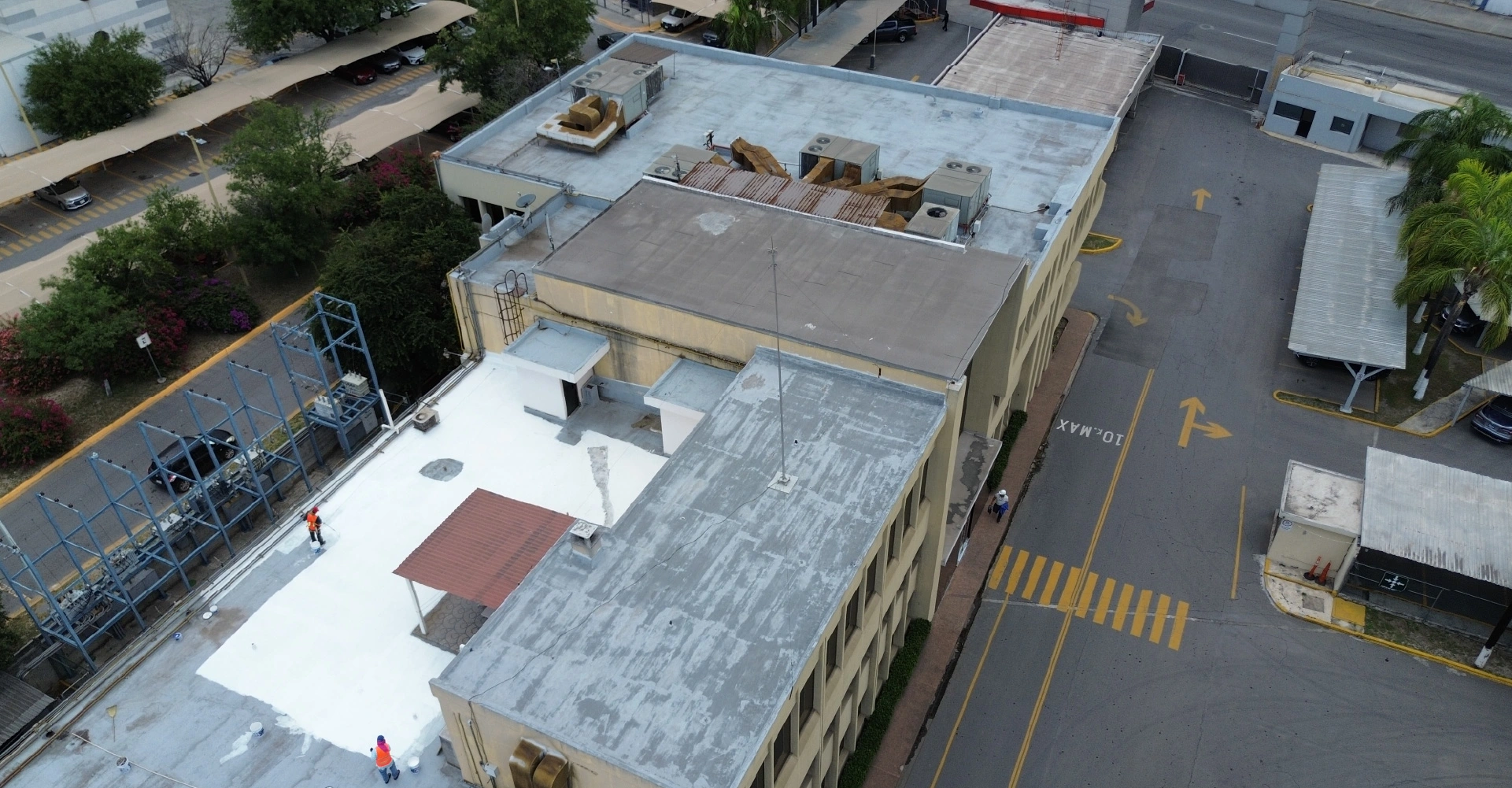 Servicio de dron para instalaciones eléctricas industriales en San Nicolás
